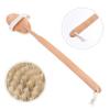 1 Set Wooden Bath Brush Natural Boar Bristles Back Scrubber for Comfortable Cleansing Strong Cleaning Power for Family Use Design view 4