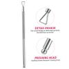 4Pcs Stainless Steel Cuticle Pusher Nail Art Scraper Tool Gel Polish Remover for Manicure Pedicure Ergonomic Design for Home Salon Use Elegant Silver view 4