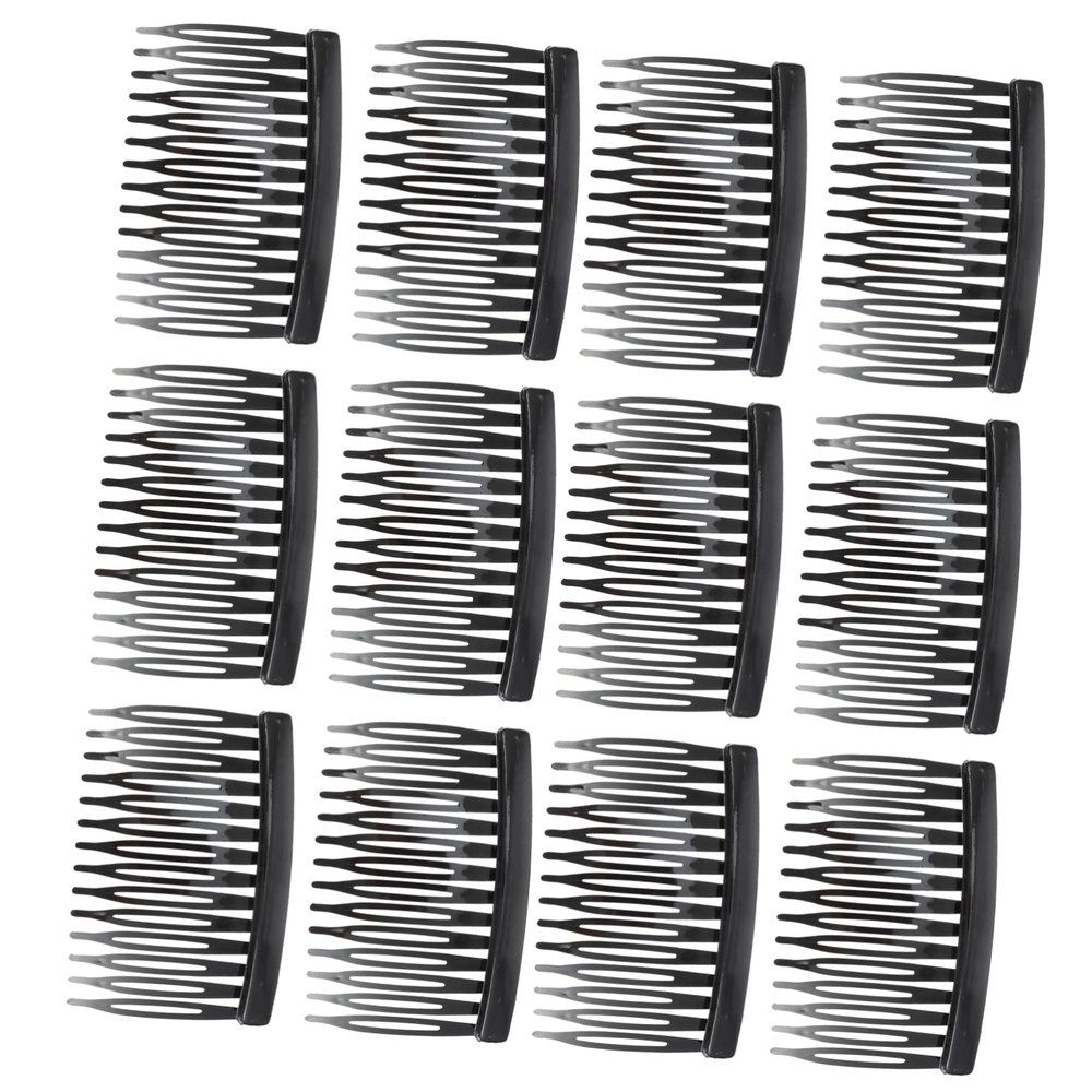 50Pcs Teeth Plastic Hair Comb for Women Transparent Wide Teeth Combs for Easy Hair Styling for Thick Straight Curly Hair Care Practical for Family