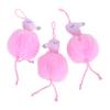3Pcs Flamingo Bathing Bubble Making Balls Comfortable Bath Wash Balls for Adults Hanging Design for Easy Drying Storage Soft Durable Bath Accessories view 1