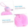 3Pcs Flamingo Bathing Bubble Making Balls Comfortable Bath Wash Balls for Adults Hanging Design for Easy Drying Storage Soft Durable Bath Accessories view 2