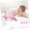 3Pcs Flamingo Bathing Bubble Making Balls Comfortable Bath Wash Balls for Adults Hanging Design for Easy Drying Storage Soft Durable Bath Accessories view 3
