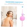 3Pcs Flamingo Bathing Bubble Making Balls Comfortable Bath Wash Balls for Adults Hanging Design for Easy Drying Storage Soft Durable Bath Accessories view 4