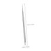 Beaupretty Professional Dual Head Cuticle Pusher Tool Silver Metal Nail Cleaner for Gel Polish Removal Ergonomic Design for Manicure and Pedicure for Home and Salon Use view 2