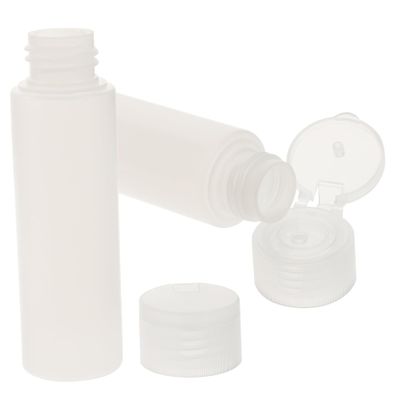 2Pcs Transparent Squeeze Travel Bottles Leak Design for Cosmetics Refillable Soft Tube Containers for Easy Packing and Sharing for Travel and Daily Use
