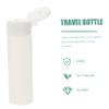 2Pcs Transparent Squeeze Travel Bottles Leak Design for Cosmetics Refillable Soft Tube Containers for Easy Packing and Sharing for Travel and Daily Use view 2
