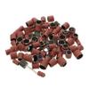 102Pcs Nail Manicure Sanding Bands Set Grit Drum Mandrels for Rotary Tools and High Strength Compatible with All Rotary Machines view 1