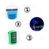 Beaupretty Fluorescent Body Paint 5pcs UV Reactive Neon Face Paint for Parties and Cosplay Safe and Non-Toxic Glow Dark Makeup view 2