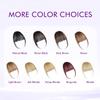 100% human hair bangs clip 6# clip-in bangs extensions fake bangs wig with sideburns curved bangs suitable for daily wear view 4
