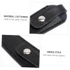 2Pcs Cattlehide Scissor Covers Protective Tool Sleeves for Safe Storage Lightweight and Stylish Design for Household Use Black view 4