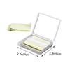 LALADEFIEE Tea Oil Blotting Paper Set 100 Sheets Oil Absorbing Tissues for Oily Skin Control Powder Puff Suitable for Men and Women view 2