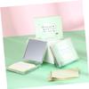 LALADEFIEE Tea Oil Blotting Paper Set 100 Sheets Oil Absorbing Tissues for Oily Skin Control Powder Puff Suitable for Men and Women view 4