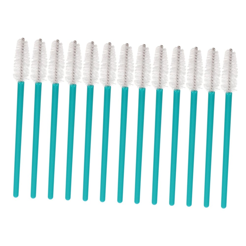 50pcs Disposable Eyelash Brushes Portable Nylon Lash Applicators for Makeup Application Eyelash Extensions Clean Convenient Beauty Tool for Travel and Touch Ups