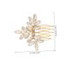 Crystal Bridal Hair Comb Rhinestone Side Combs Hair Accessories for Women Sturdy and Versatile Bridal Hairpieces for Weddings and Special Occasions view 2