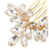 Crystal Bridal Hair Comb Rhinestone Side Combs Hair Accessories for Women Sturdy and Versatile Bridal Hairpieces for Weddings and Special Occasions view 3