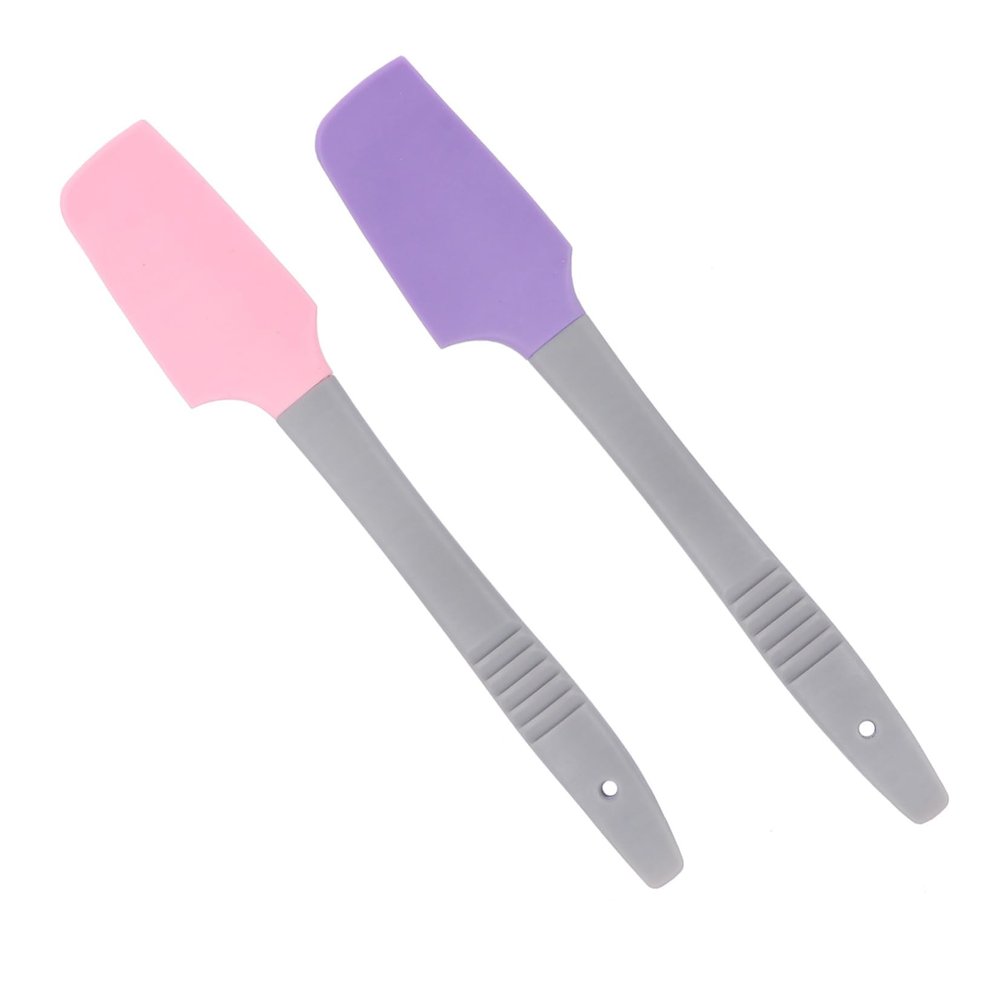 2Pcs Reusable Silicone Wax Scraper Non Stick Waxing Applicators for Body Hair Removal Quality Silicone Spatulas and Easy to Use and Clean for Home