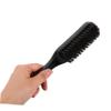 Boar Bristle Beard Brush with Gradient Wood Handle Men Grooming Tool for All Beard Types Essential Hairdressing Comb for Facial Hair Care Gentle Grooming and Styling view 4