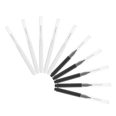 60pcs Brush with Caps Portable Eyelash Brow Lamination Applicators for Extensions for Travel Professional Makeup Use