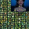 180 PCS Glow in The Dark Tattoos for Kids Boys Girls Luminous Truck Mermaid Unicorn Dinosaur Shark Animal Space Fake Tattoos Stickers for School Show Birthdays Halloween Party Supplies view 3