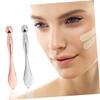 Beaupretty 2PCS Metal Eye Cream Applicator Dual Use Face Cream Spoon for Skincare Eye Massage Beauty Tool for Women Fatigue Relief view 3
