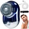 Electric Foil Shavers for Men, Mini Electric Shaver, Waterproof Rechargeable Metal Portable Shaver, Wet & Dry Use for Men view 1