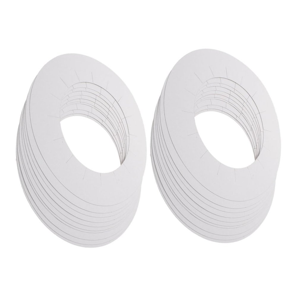 50pcs Wax Heater Lining Rings Durable Protective Mats for Wax Machine Serrated Reinforcement Design Extended Lifespan Bulk Pack Supplies