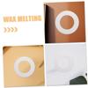 50pcs Wax Heater Lining Rings Durable Protective Mats for Wax Machine Serrated Reinforcement Design Extended Lifespan Bulk Pack Supplies view 3