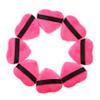 8Pcs Heart Shaped Makeup Powder with Strap Fluffy Foundation Applicators for Loose Mineral Powder Skin Friendly Beauty Tools for Smooth Application view 1