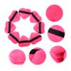 8Pcs Heart Shaped Makeup Powder with Strap Fluffy Foundation Applicators for Loose Mineral Powder Skin Friendly Beauty Tools for Smooth Application view 4