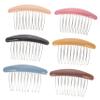 6Pcs Non Slip Hair Side Combs for Women Stylish Decorative Hair Accessories for Updos Weddings and Daily Looks Includes and Combs view 1