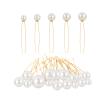 36Pcs Pearl Hair Pins, Gold U-Shaped Bridal Hair Pins with Pearls, Elegant Wedding Pearl Hair Accessories for Brides, Bridesmaids, Women, and Girls view 1