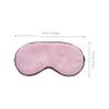 4pcs Double Sided Satin Eye Mask Soft Comfortable Blindfolds for Sleeping Travel Elastic Strap Eyeshade Kit view 2