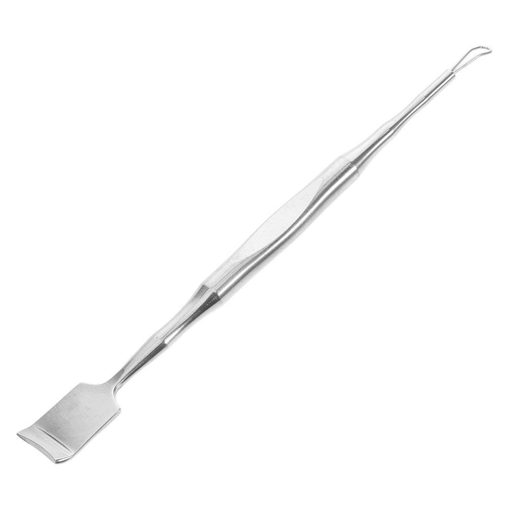 OATIPHO Stainless Steel Double-Head Remover in-Grown Hair Tool Facial Pore Scraper for Women Deep Clean Spatula Nose Pimple Face and Scalp Cleaner