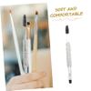 Double Ended Eyebrow Brush with Rhinestone Finish Multifunctional Tool for Eyebrow Shaping Eyelash Combing Durable Easy Maintenance Stylish Makeup Essential view 3