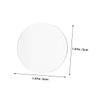 20pcs Round Glass Mirror Tiles for DIY Crafts Frameless Circle Trays for Home Decor Wedding Centerpieces Creative Projects High Transparency Sturdy Quality view 2