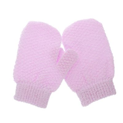 2pcs Exfoliating Bath Mittens for Gentle Body Scrubbing Ergonomic Shower Gloves for Deep Cleansing for Personal and Family Use for Skin Care Routine
