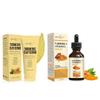 Turmeric Clay Scrub & Turmeric Vitamin C Serum Bundle  Gently Exfoliate, Hydrate & Refresh for a Balanced, Radiant Look  Natural Skincare Duo for All Skin Types  2 FL OZ + Scrub view 1