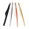 4Pcs Eyebrow Tweezers Precision Lash Tools with Matte Finish for Eyelash Extensions Includes and Styles Beauty Tools for Women view 1