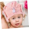 NIYANGLE 2Pcs Quick Drying Hair Towel Wrap for Curly Hair Adorable Hair Turban Adult Light Soft Absorbent Easy to Use Hair Wrap for All view 4