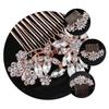 1pc Rose Gold Wedding Bride Hair Comb Elegant Women Headdress Accessories for Special Occasions Parties Engagements and Daily Use Creative and Practical Design for Confident view 4