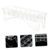 8pcs Limit Comb Storage Box for Hair Clippers Transparent Organizer Case Holds Limit Combs Fashion Storage for Barbers and Hairdressers view 4