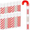 24 Pack Christmas Lip Balm Bulk Peppermint Candy Flavor Lip Balm with Candy Cane Tubes Christmas Party Gifts Stocking Stuffers Holiday Employee Staff Appreciation Gifts for Women(Exquisite) view 1