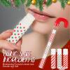 24 Pack Christmas Lip Balm Bulk Peppermint Candy Flavor Lip Balm with Candy Cane Tubes Christmas Party Gifts Stocking Stuffers Holiday Employee Staff Appreciation Gifts for Women(Exquisite) view 3