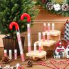 24 Pack Christmas Lip Balm Bulk Peppermint Candy Flavor Lip Balm with Candy Cane Tubes Christmas Party Gifts Stocking Stuffers Holiday Employee Staff Appreciation Gifts for Women(Exquisite) view 4