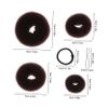 1 Set Invisible Hair Nets for Women Hair Loop Tools Elastic Bun Nets Clips for Easy Ballet Bun Styles for Weddings Daily Wear view 2