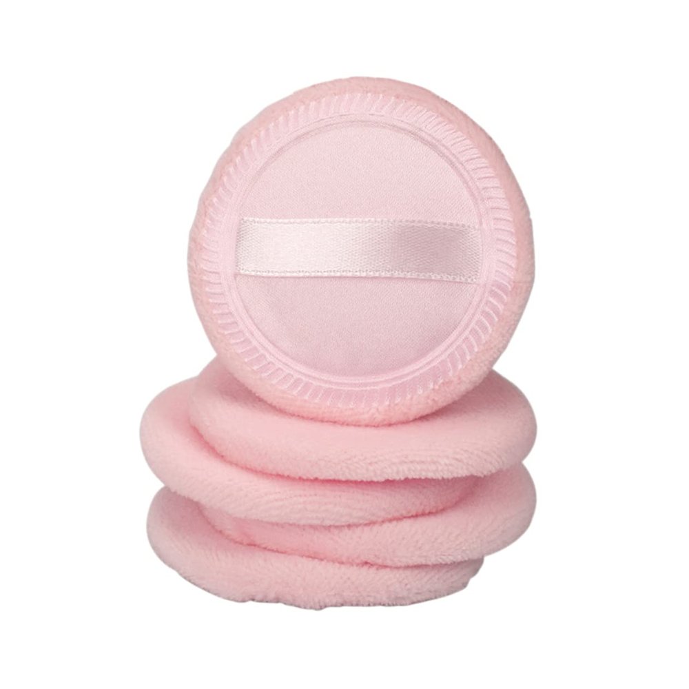 5Pcs Cotton Powder Puff for Foundation Loose Makeup Tool for Women for Salon Home Travel Use Gentle Skin Easy Application