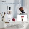 AiDwell 3 IN 1 Electric Makeup Brush Cleaner Machine With Dryer, Holder, Portable Automatic USB Cosmetic Brushes Cleaner Tool Deep Cleaning for All Size Beauty Makeup Brush Set, Sponges, Blush Brush view 2