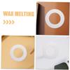 50pcs Protective Wax Warmer Pads Clean Wax Heater Liners for Spill Resistant Mats to Keep Your Workspace Tidy and Efficient view 3