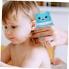 2Pcs Powder Puff Case Cartoon Bear Shape Container Soft Sponge Puff for Powder Portable and Leak for After Bath Use view 4