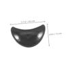 2Pcs Shampoo Bowl Neck Rest Pillow Comfortable Silicone Cushion for Hair Washing Sink Soft Neck Support for Salon Spa Use Easy to Clean and Maintain view 2